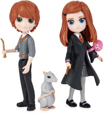 Set figurine Ron si Ginny Weasley 2 buc/set Harry Potter Spin Master