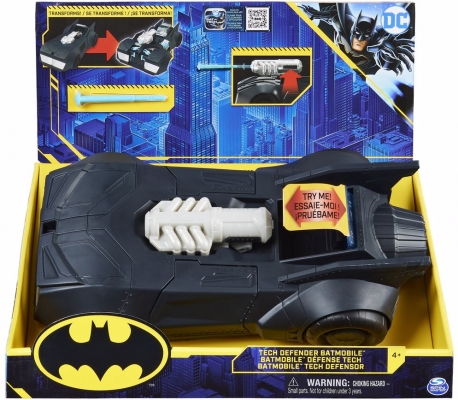 Masina transformabila de jucarie Tech Defender Batmobile Batman Spin Master
