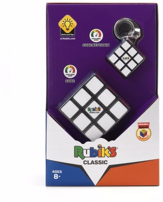 SET CUB RUBIK 3X3 CLASIC SI BRELOC ORIGINALE SPIN MASTER
