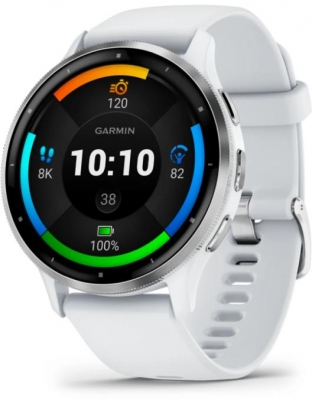 Ceas Garmin Venu 3 Silver/Whitestone