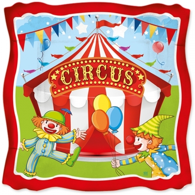 Farfurii 24 cm Circus Party 8 buc/Set Big Party