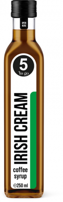 Sirop cafea, Irish Cream 250ml, 5 to go 