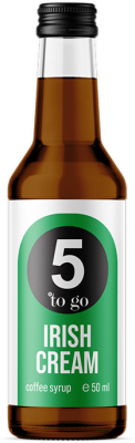 Sirop cafea, Irish Cream 50ml, 5 to go 