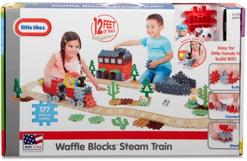 Blocuri De Constructie - Tren Cu Aburi Little Tikes