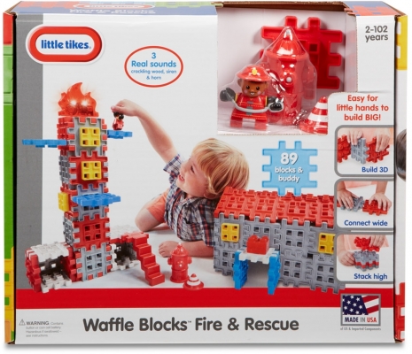 Blocuri De Constructie - Sectie Pompieri Little Tikes