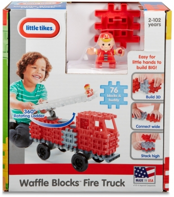 Blocuri De Constructie - Masina De Pompieri Little Tikes