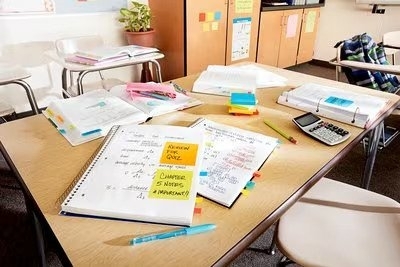 Notite adezive neon ENERGETIC Post-It® 6 buc/set 76 mm x 76 mm 100 file/buc 3M