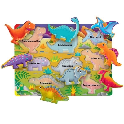 Puzzle sa invatam dinozaurii The learning journey