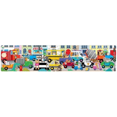 Puzzle lung de podea trafic blocat The learning journey
