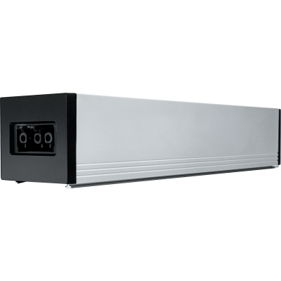 Bloc priza modulara eGST, Filex Power Strip, 5 iesiri, aluminiu/negru, Fellowes