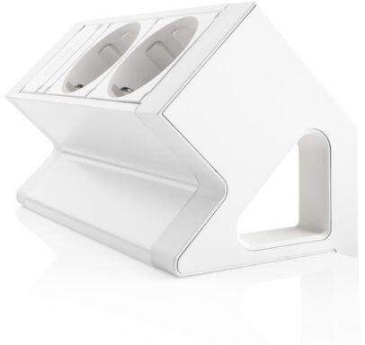 Priza modulara Fellowes, Filex Power Desk Up 2.0 cu 2 prize 230V, Conector eGST, Alb