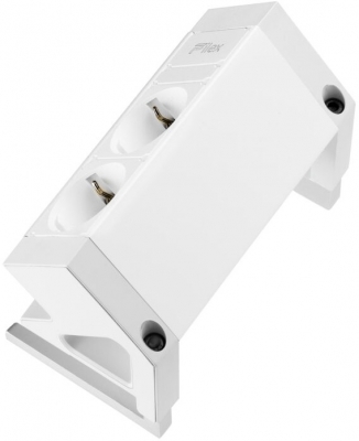 Priza modulara Fellowes, Filex Power Desk Up 2.0 cu 2 prize 230V, Conector eGST, Alb