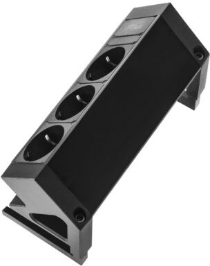 Priza modulara Fellowes, Filex Power Desk Up 2.0 cu 3 prize 230V, eGST, Negru