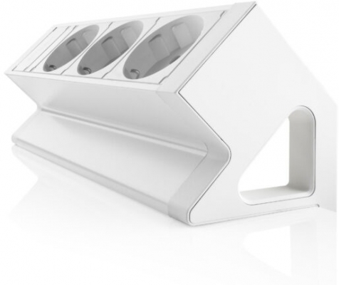 Priza modulara Fellowes, Filex Power Desk Up 2.0 cu 3 prize 230V, eGST, Alb