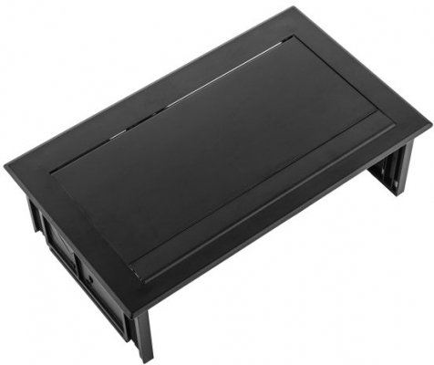 Priza modulara eGST, Filex Power Desk In, 3x 230V, Keystone, negru, Fellowes
