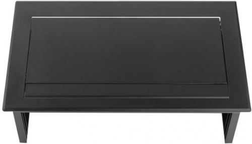 Priza modulara eGST, Filex Power Desk In, 3x 230V, Keystone, negru, Fellowes