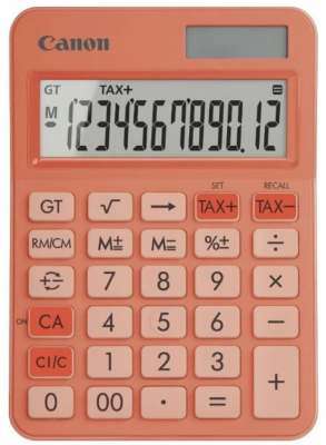 Calculator Canon, LS-125KB, 12-digits, portocaliu