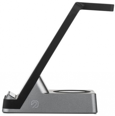 Incarcator Filex, 3 in 1, quick, wireless, negru, Fellowes