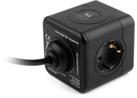 Punct de incarcare Schuko, Filex Power, negru, Fellowes