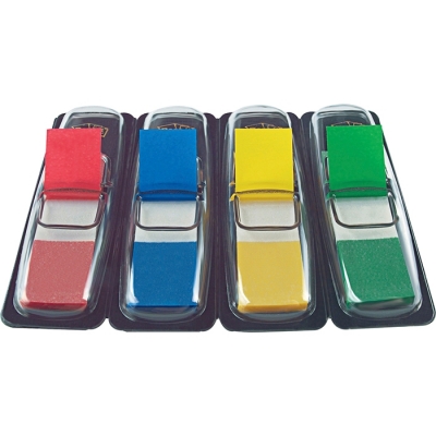 Index autoadeziv mini Post-It® 4 culori clasice, 35 buc/culoare, 140 buc/set 3M