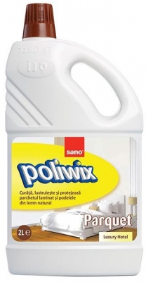 Detergent pardoseli din lemn, Sano Poliwix Parquet Luxury Hotel, 2L