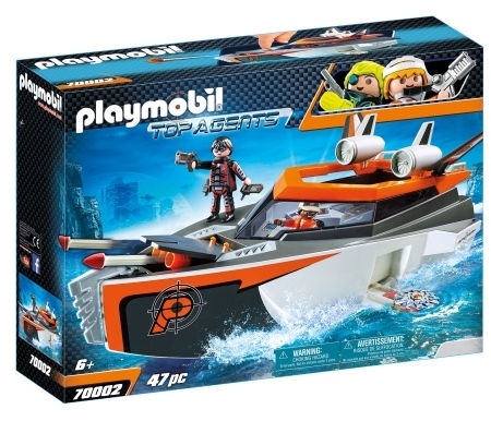 Echipa De Spioni Cu Barca Turbo Playmobil