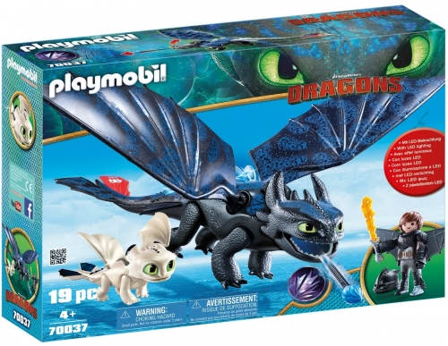 Hiccup, Toothless Si Pui De Dragon Playmobil