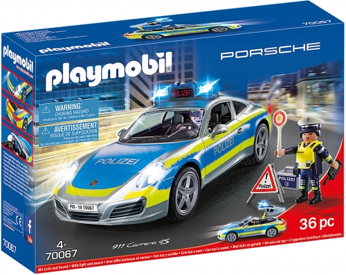 Porsche Politie 911 Carrera 4S Playmobil