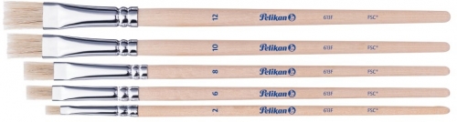 Set 5 pensule Starter (seria 613F: 2, 4, 8, 10, 12), ambalare blister, Pelikan