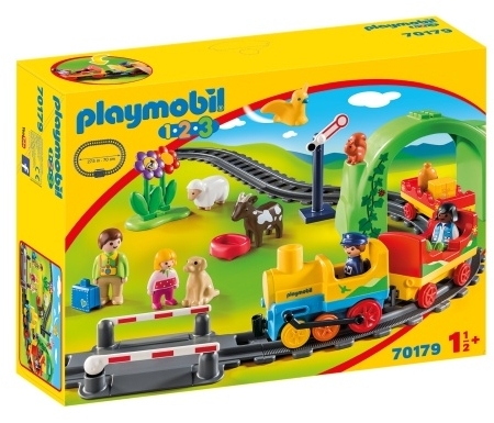 1.2.3 Tren Cu Statie Playmobil