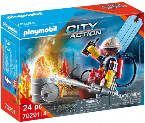 Set Cadou Pompier De Salvare Playmobil
