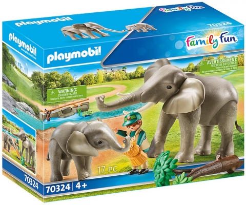 Habitatul Elefantilor Playmobil