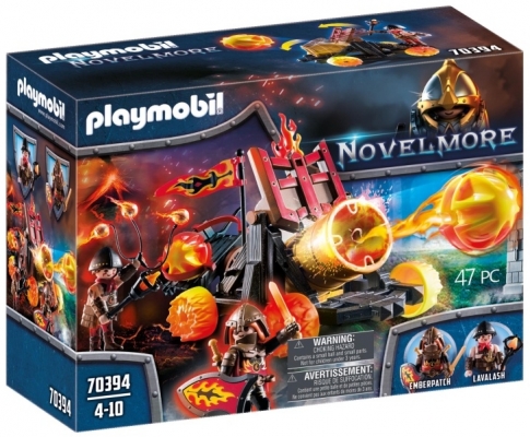 Banditi Burnham Si Catapulta Lava Playmobil