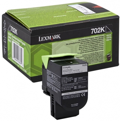 Cartus Toner Black Return Nr.702K 70C20K0 1K Original Lexmark Cs310N