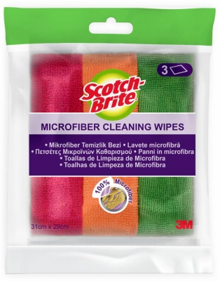 Lavete microfibra universale Scotch-Brite, 29x31 cm, 3 buc/set