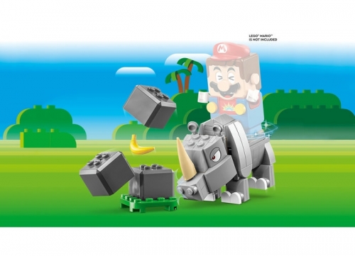 Set de extindere - Rinocerul Rambi 71420 LEGO Super Mario