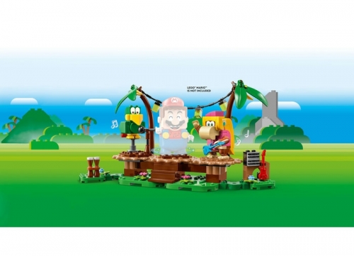 Set de extindere - Concertul lui Dixie Kong in jungla 71421 LEGO Super Mario