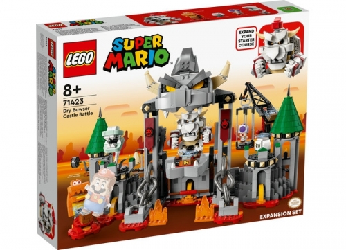 Set de extindere - Batalia lui Dry Bowser de la castel 71423 LEGO Super Mario