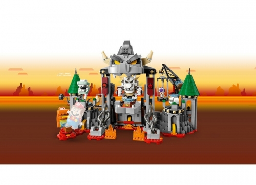 Set de extindere - Batalia lui Dry Bowser de la castel 71423 LEGO Super Mario