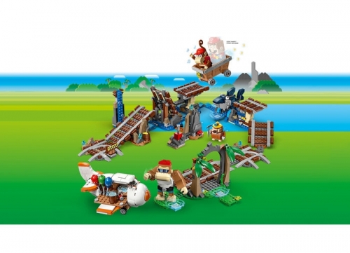 Set de extindere - Plimbarea cu vagonetul 71425 LEGO Super Mario