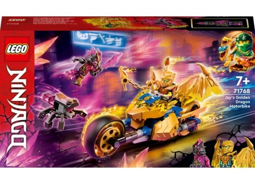Motocicleta-dragon aurie a lui Jay 71768 LEGO NINJAGO