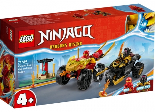 Masina lui Kai si motocicleta lui Ras 71789 LEGO NINJAGO