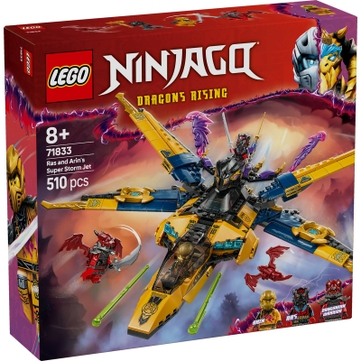 Superavionul cu reactie al lui Ras si Arin 71833 LEGO Ninjago