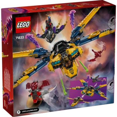 Superavionul cu reactie al lui Ras si Arin 71833 LEGO Ninjago