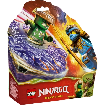 Nya vs Spinnerul monstru cu mutatii 71849 LEGO Ninjago 