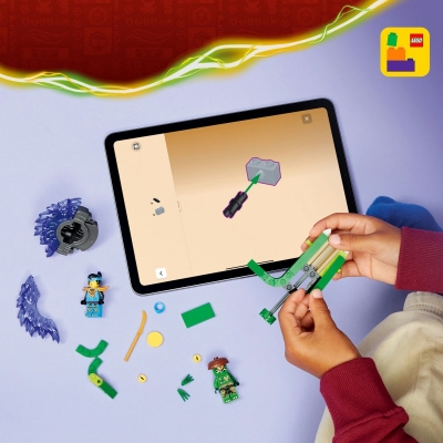 Nya vs Spinnerul monstru cu mutatii 71849 LEGO Ninjago 