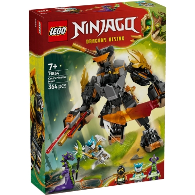 Robotul de misiune al lui Cole si dragonul Zane 71854 LEGO Ninjago