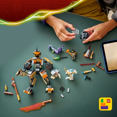Robotul de misiune al lui Cole si dragonul Zane 71854 LEGO Ninjago