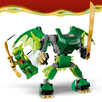 Pachet de lupta cu robotul dragon al lui Lloyd 71862 LEGO Ninjago