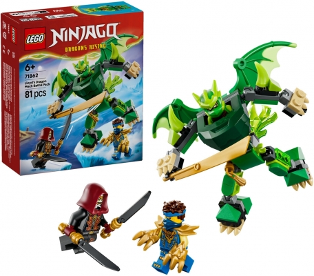Pachet de lupta cu robotul dragon al lui Lloyd 71862 LEGO Ninjago